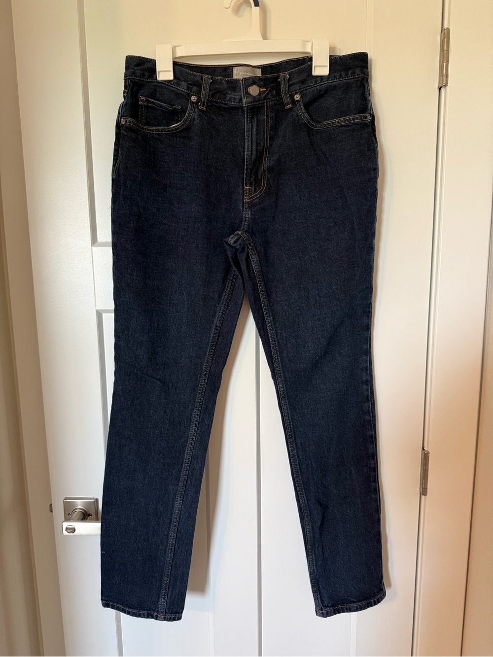 Organic cotton Indigo Slim Straight Men's Jeans 33x32